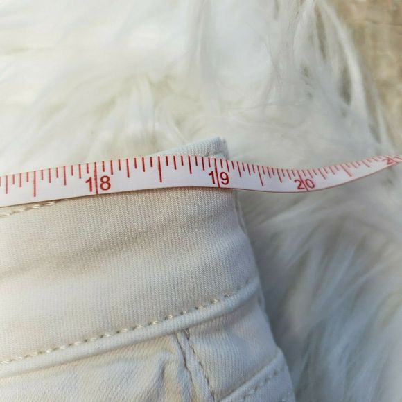 A.N.A. White/Cream Stretch Skinny Ankle Jeans 16 - Picture 7 of 8